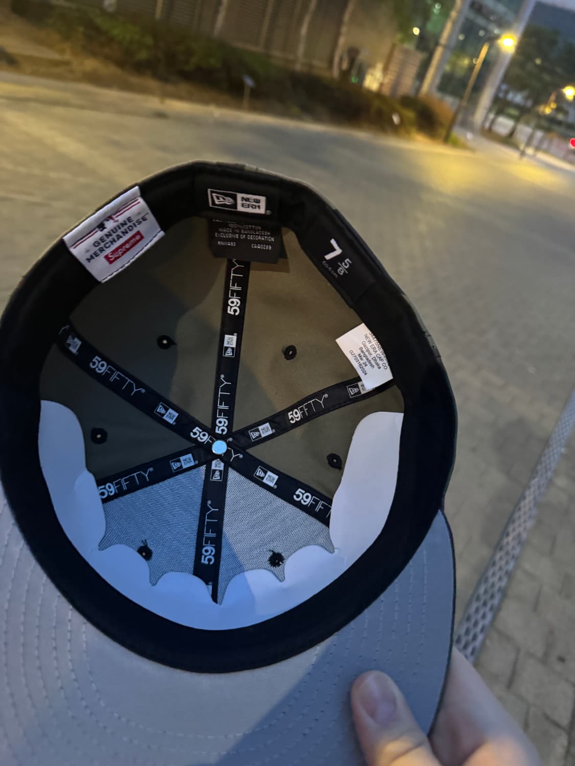 슈프림 x MLB 팀 박스로고 뉴에라 우드랜드 카모 상품이미지5