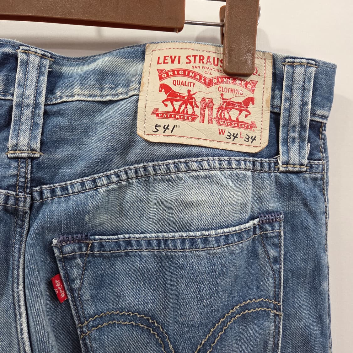 리바이스 541 연청 데님팬츠 34/34 상품이미지3