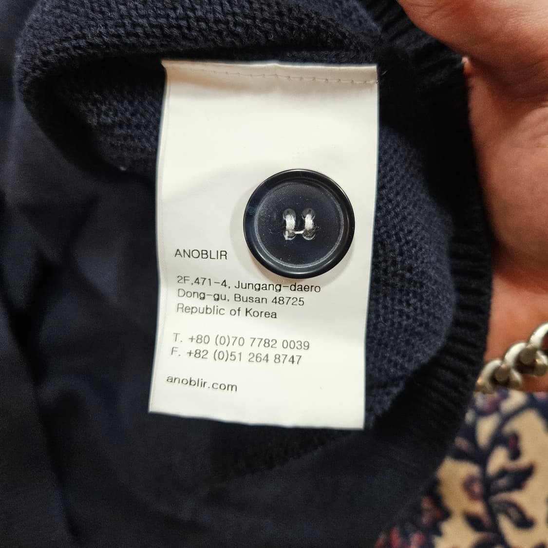 아노블리어(Anoblir) 루즈핏 빅카라넥 숏 가디건  상품이미지5