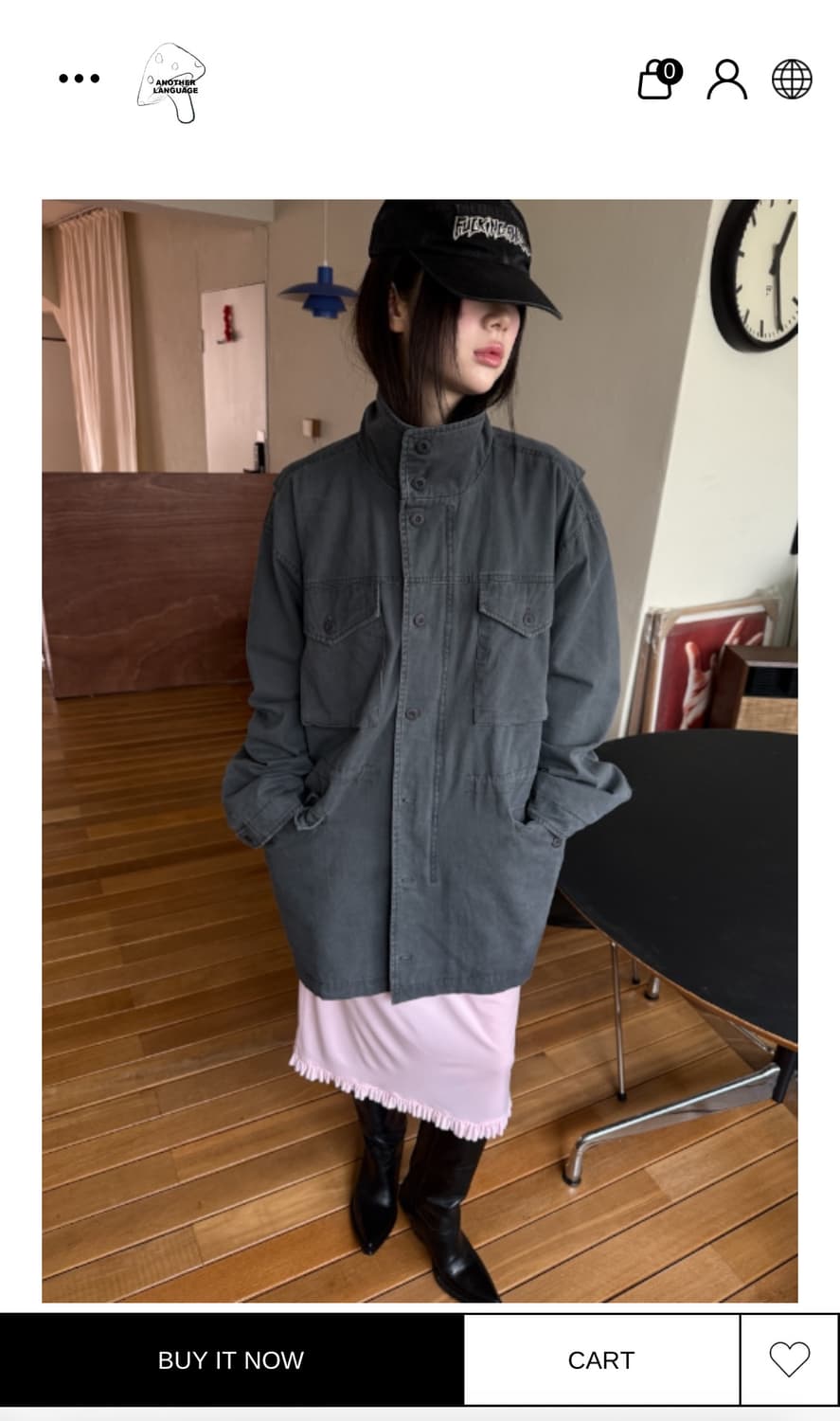 어나더랭기지 빈티지 무드 필드 야상 자켓 상품이미지1