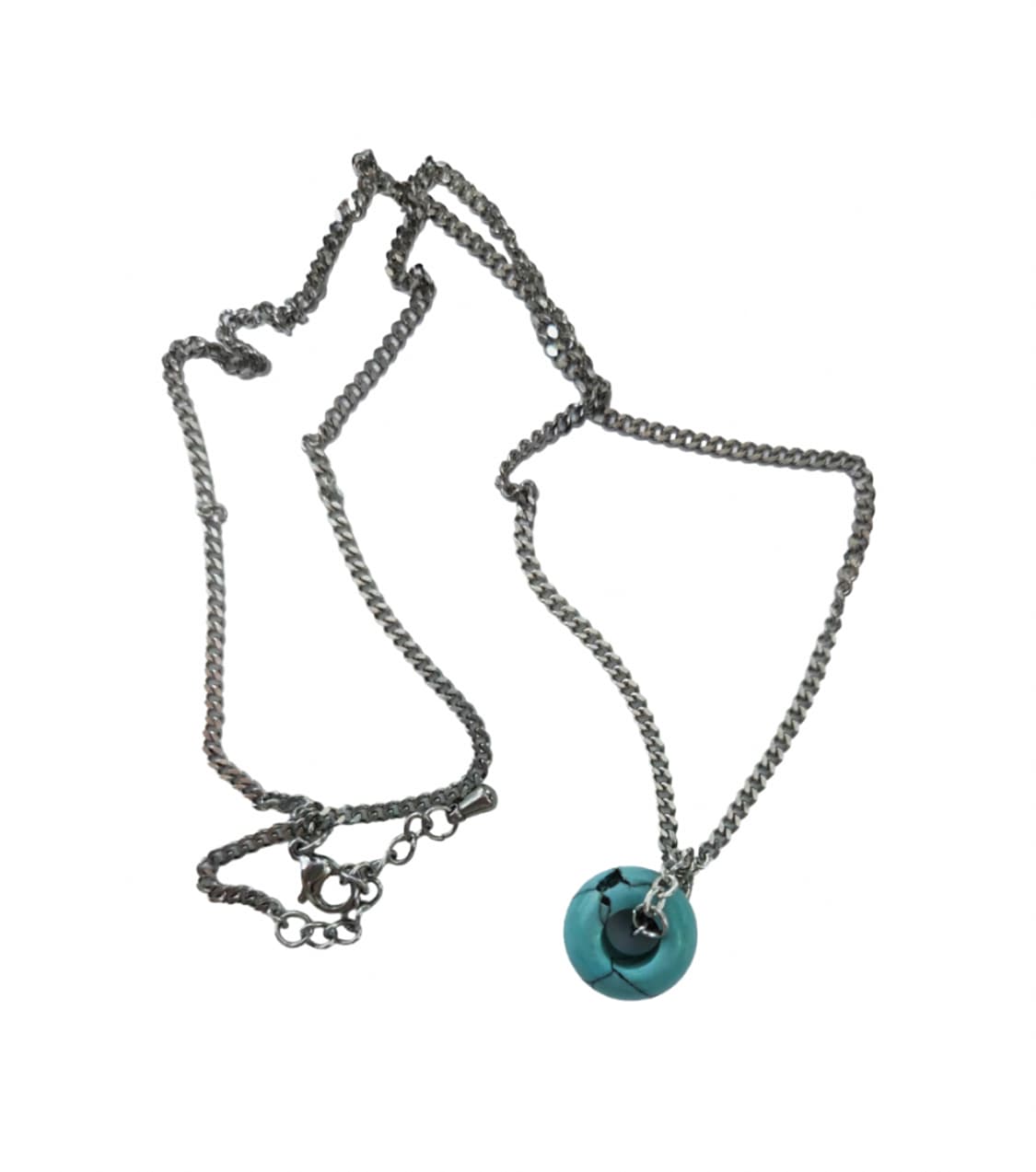 터키석 체인 트윈 목걸이 상품이미지1