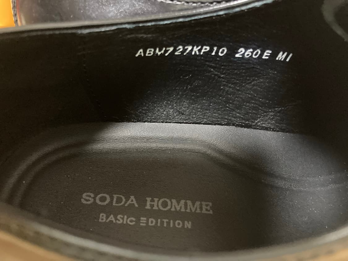 SODA 소다 옴므 옥스포드 구두 260mm 상품이미지5