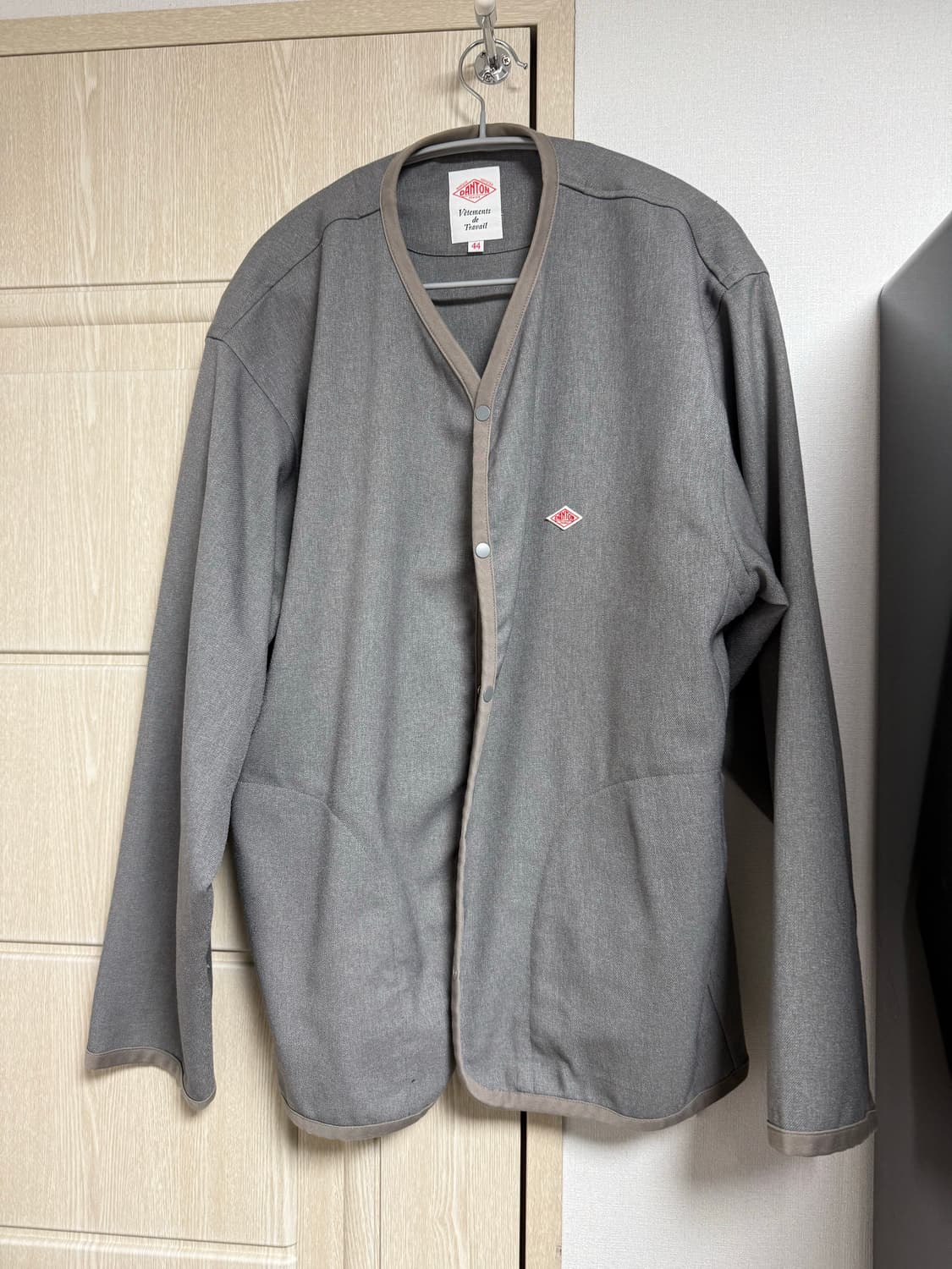 단톤 노카라 가디건 44사이즈 상품이미지2