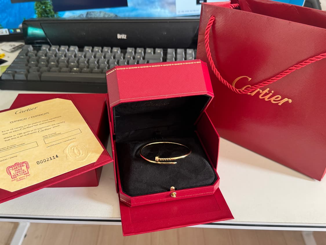 까르띠에 저스트 앵 끌루 못팔찌 브레이슬릿 상품이미지1