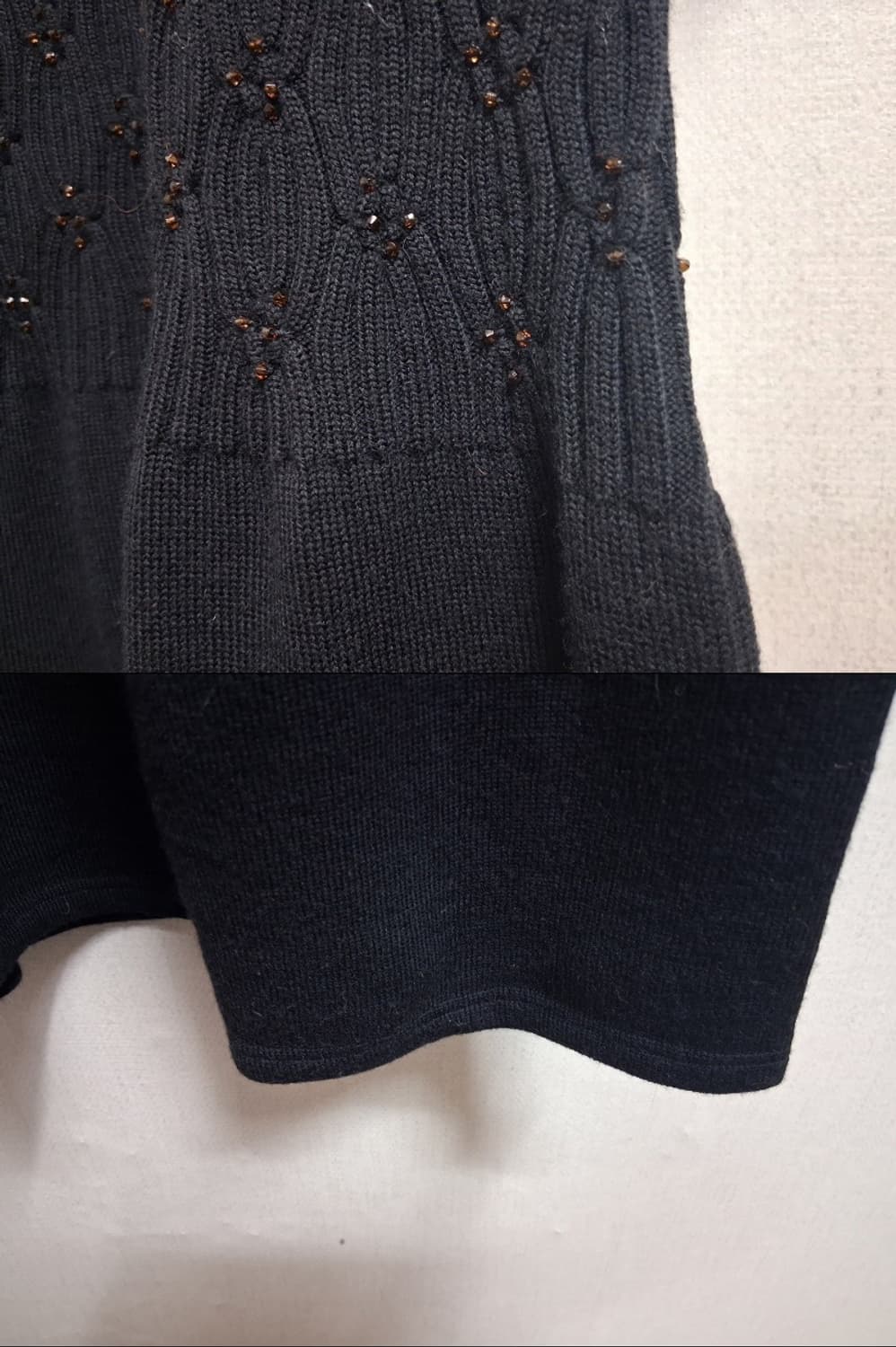 일본빈티지 CLATHAS 크라샤스 검정 양모니트 원피스 여성 55
원산지 상품이미지5