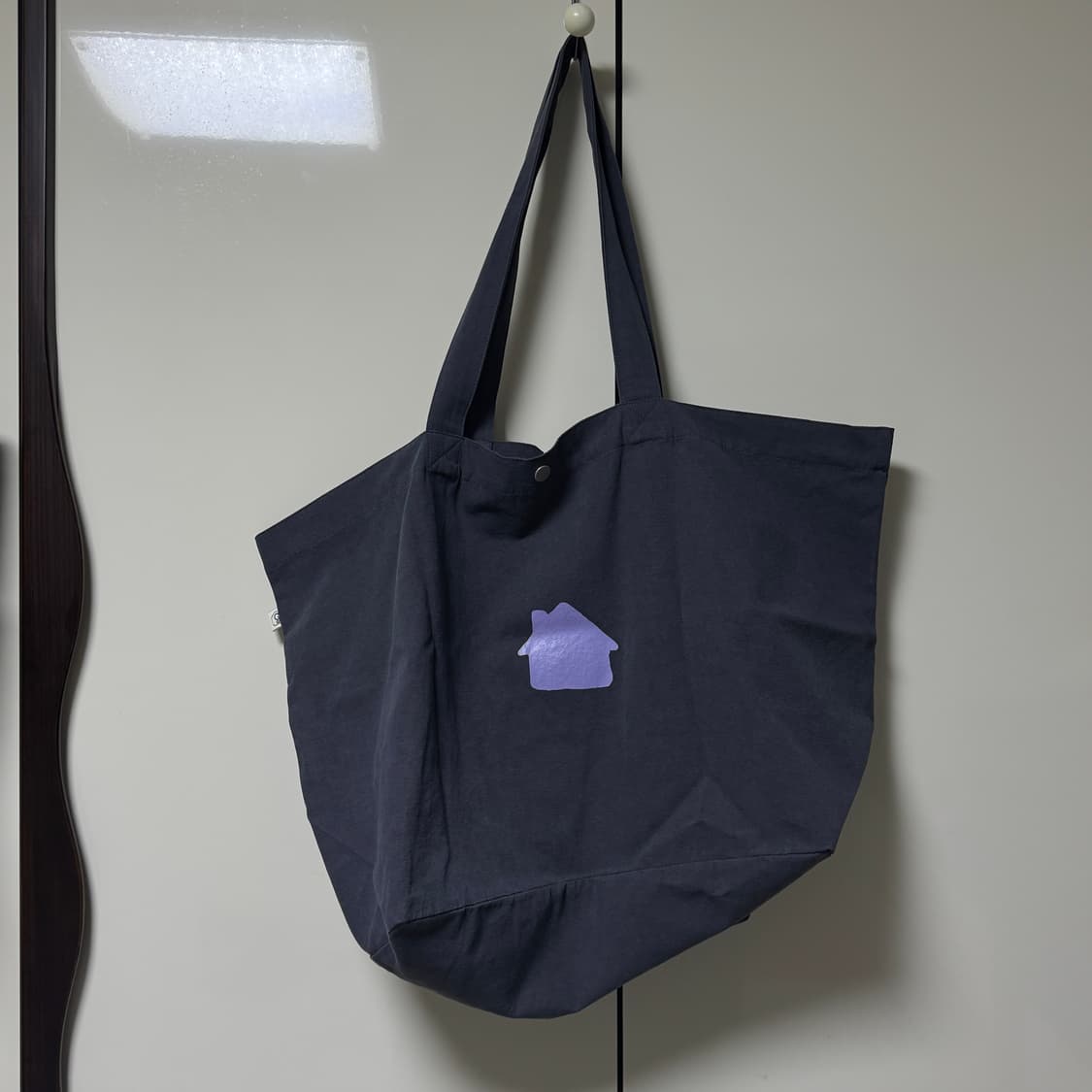 뉴뉴 기프트샵 에코백 차콜 상품이미지3