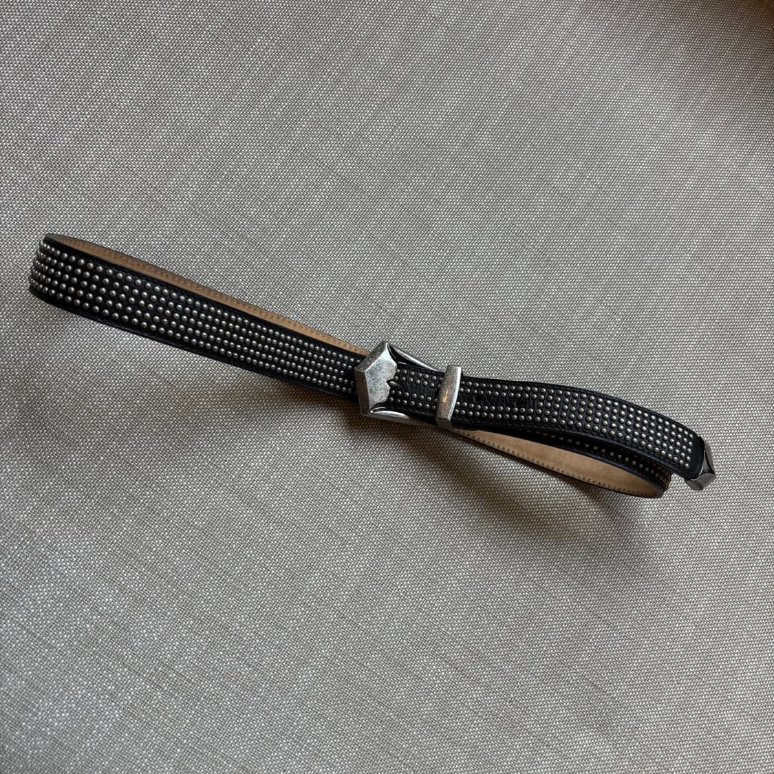 발망 스터드 장식 가죽 벨트 90사이즈 상품이미지1