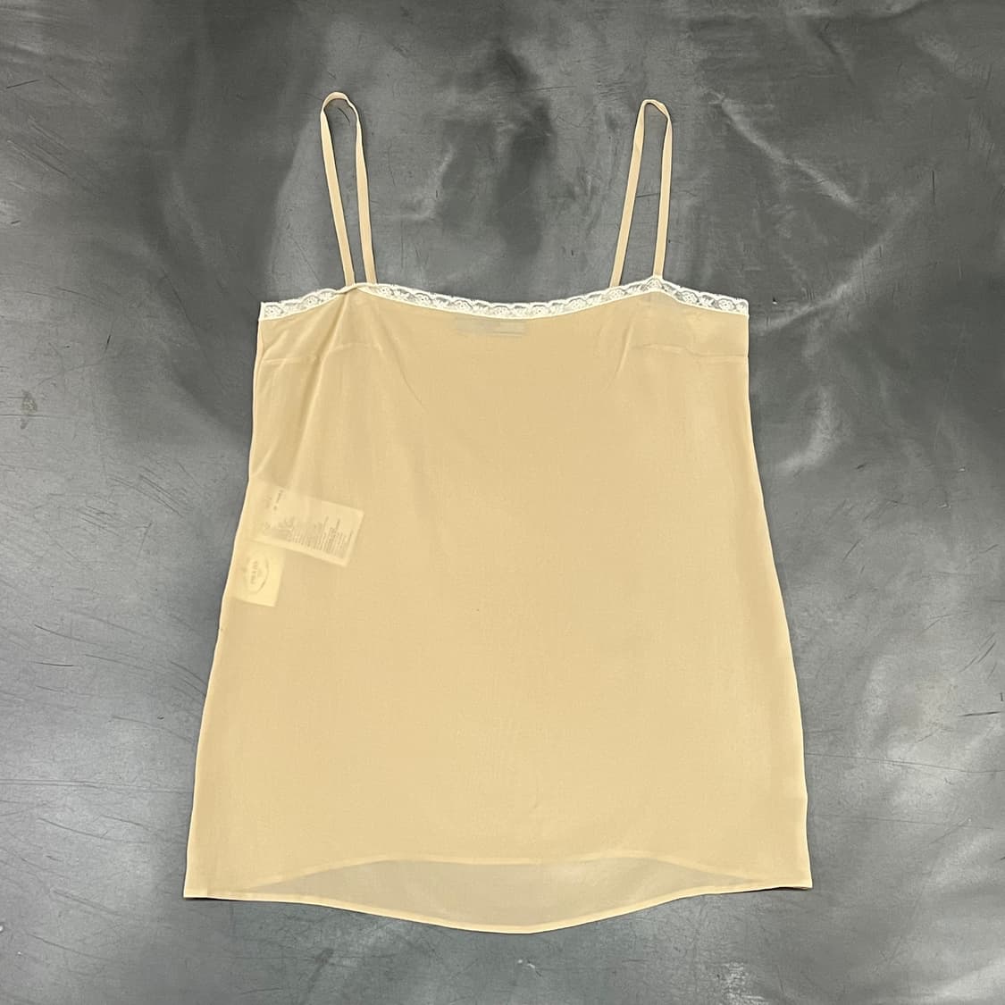  프라다 실크 슬리브리스 탑 +명품감정서 y16032 상품이미지1