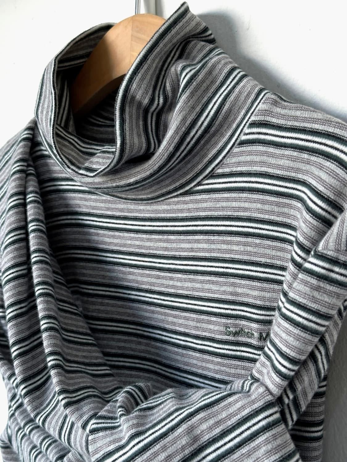 Stripe pattern high gauge fabric stretch 상품이미지2