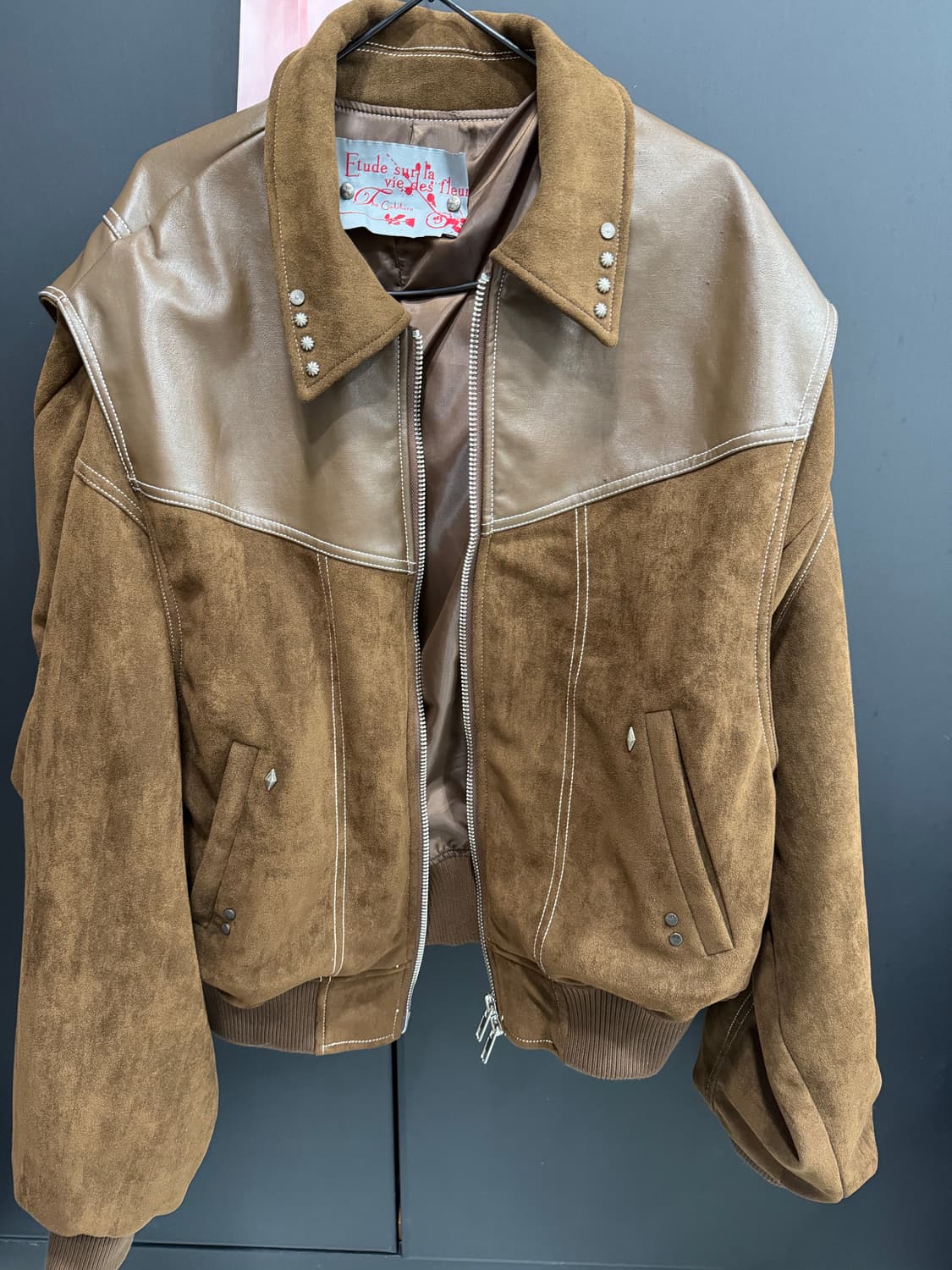 가키하라 스웨이드 자켓 상품이미지2