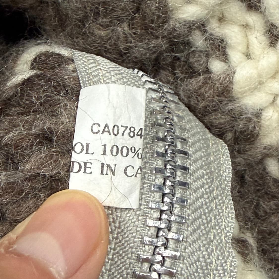 (105) 빈티지 캐나다 디어 헤비울 코위찬 가디건 상품이미지7