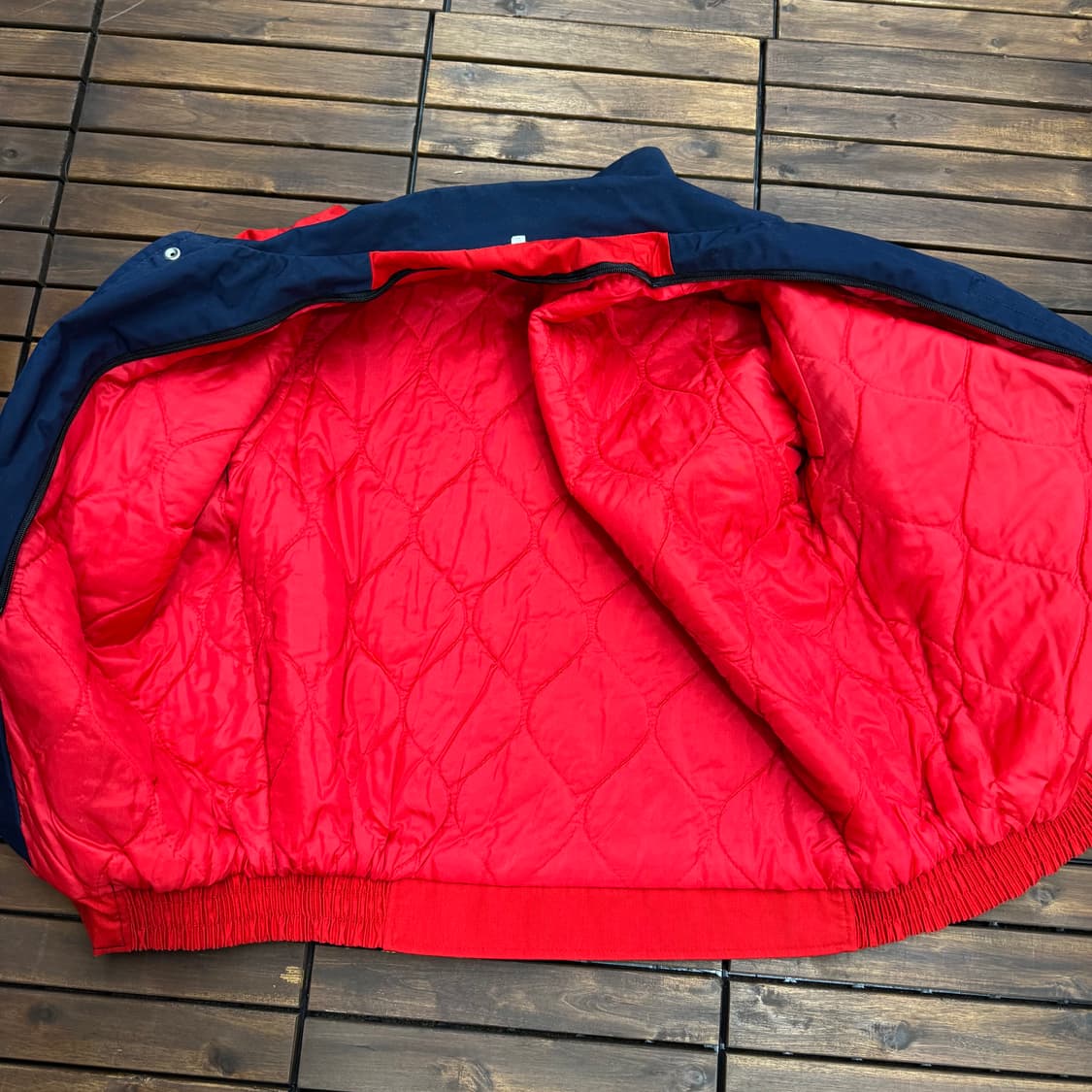 90s 코카콜라 코리아 오피셜 블루종 자켓 (XL)  상품이미지4