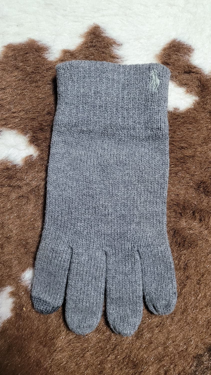 폴로 랄프로렌 남성용 회색 모 장갑 상품이미지6