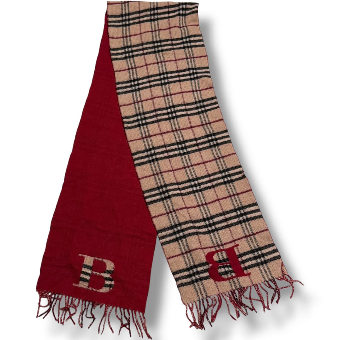 Burberry 캐시미어 메리노 울 혼방 노바체크 리버서블 머플러 상품이미지2