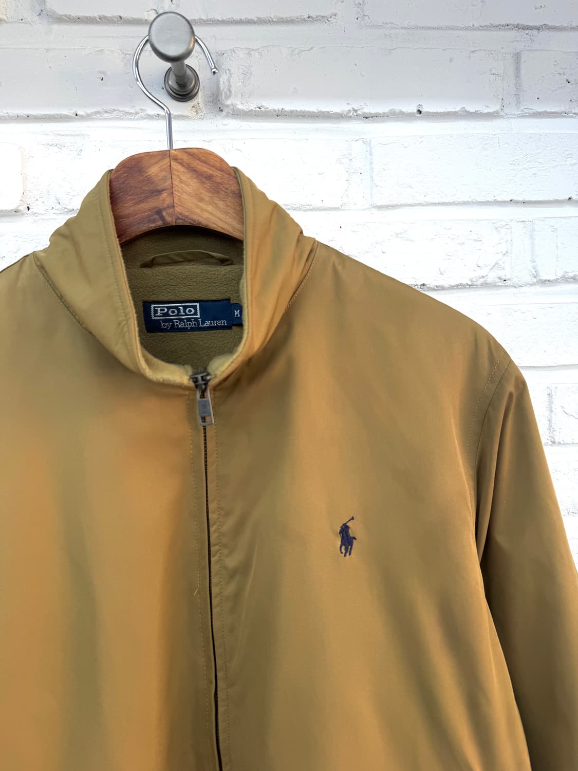 폴로 베이지 플리스 폴리쉘 자켓 상품이미지4