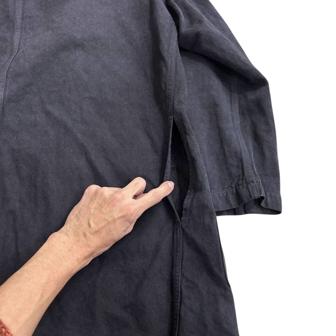 사쥬드크레 가먼트 워싱 코튼린넨 코트 상품이미지5