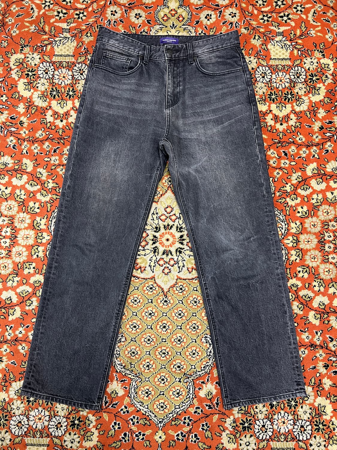 [31] 무신사스탠다드 프리미엄 흑청 데님팬츠 상품이미지1