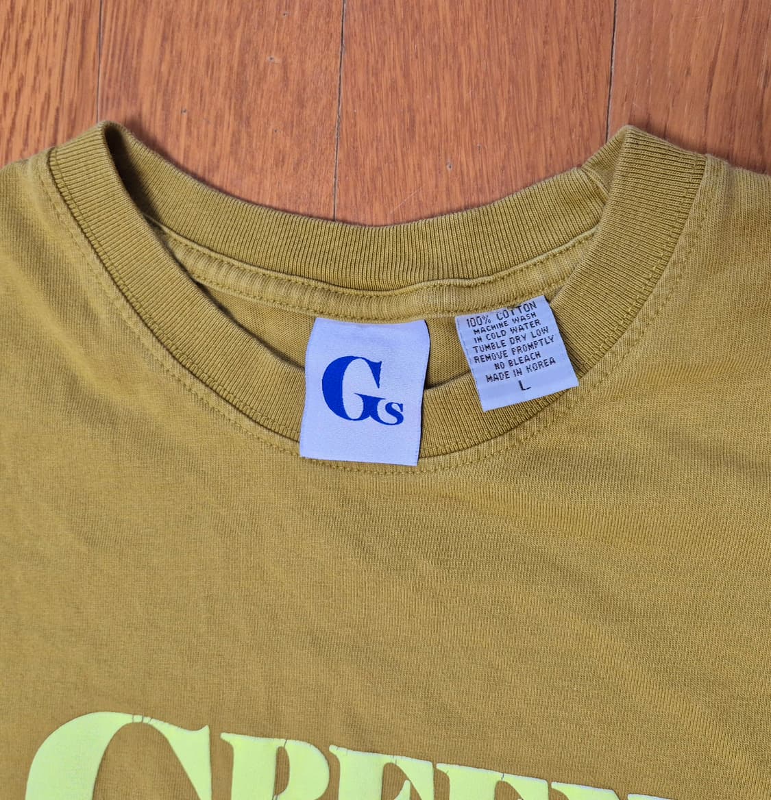 [L] 그린 신드롬 GREEN SYNDROME 반팔 티셔츠 상품이미지2