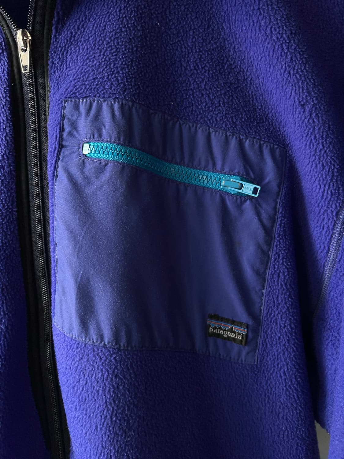 [L]파타고니아 Made in USA 퍼플 플리스 자켓 상품이미지4
