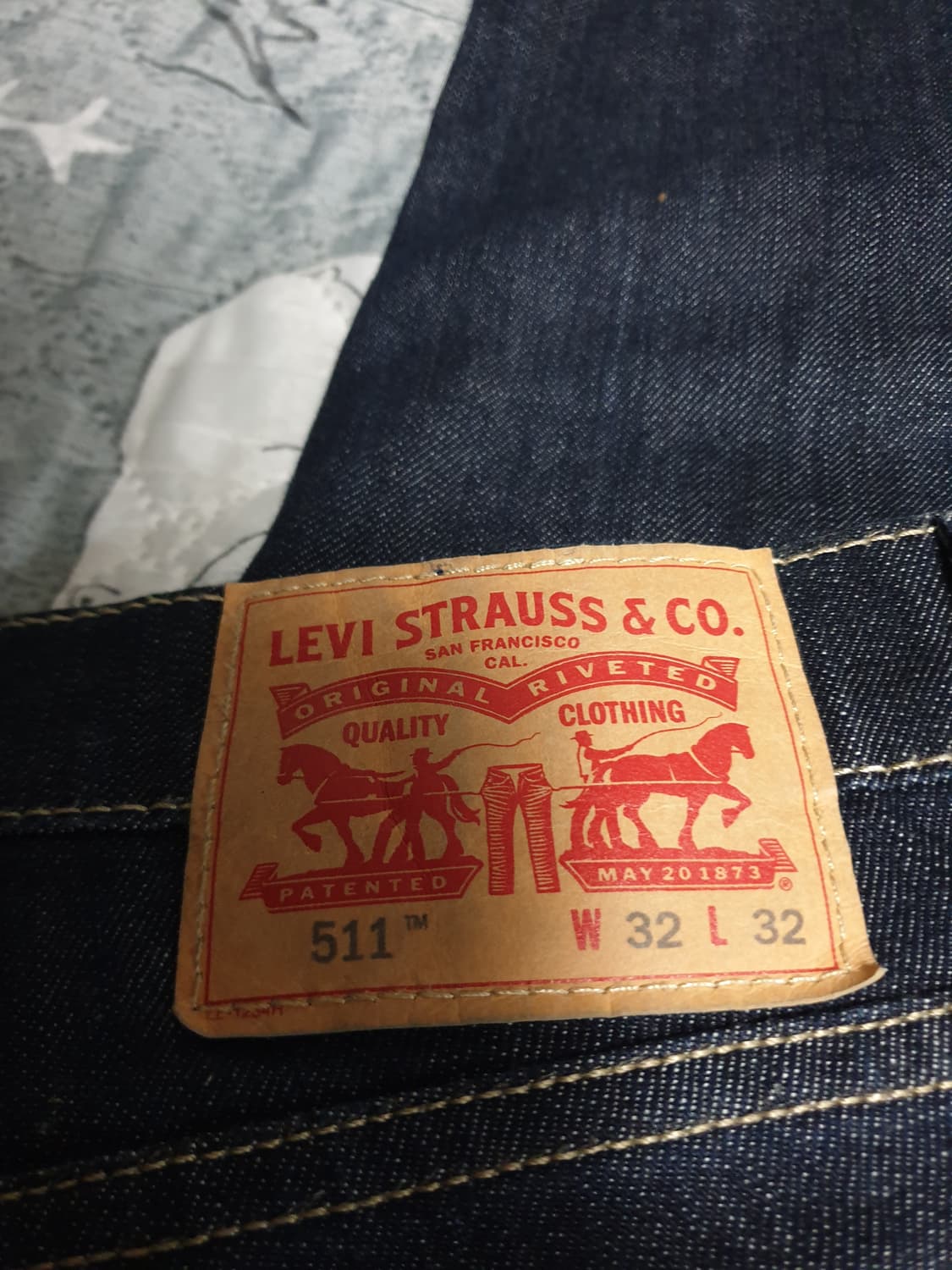 리바이스 511 생지 데님팬츠 (32) 상품이미지4