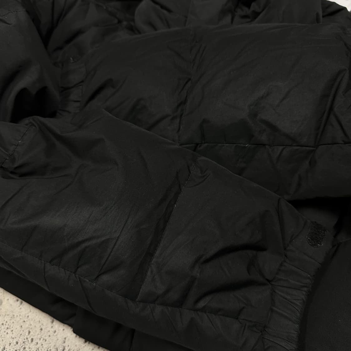 ✨ (바배) 노스페이스 구스다운 화이트라벨 블랙 롱패딩  상품이미지5