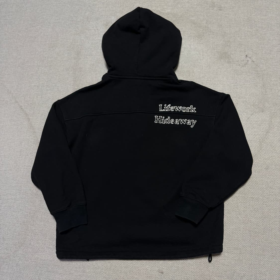 Lifework 라이프워크 하프집업 기모 후드티 상품이미지5