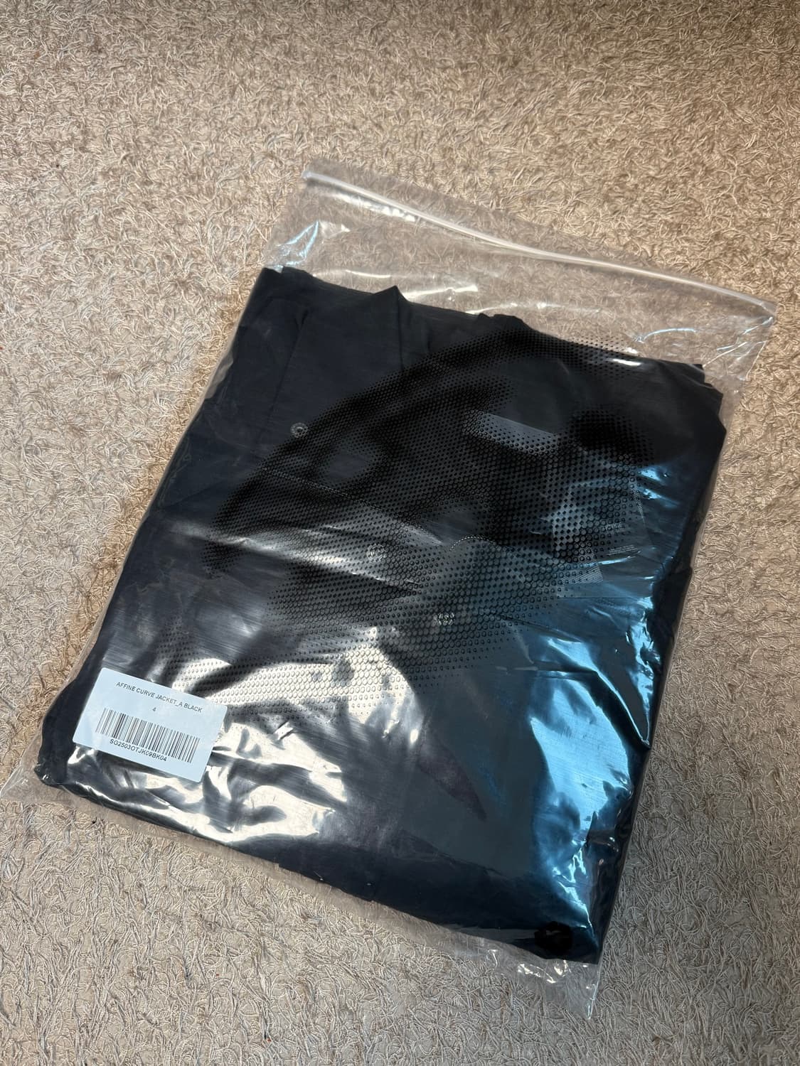 [4] 미개봉 새상품 산산기어 어파인 커브 자켓 A 블랙 판매 상품이미지4