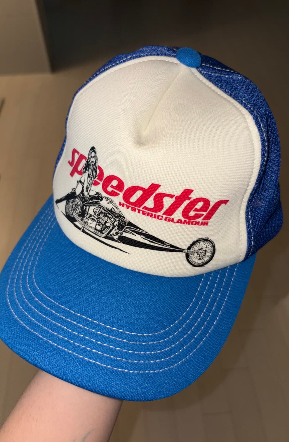 Hysteric Glamour Mesh cap blue 메쉬캡 블루 상품이미지1