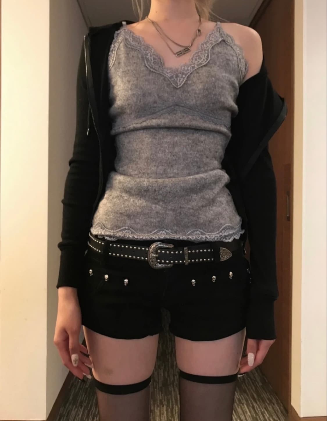 쿄이 whisper lace sleeveless 상품이미지1