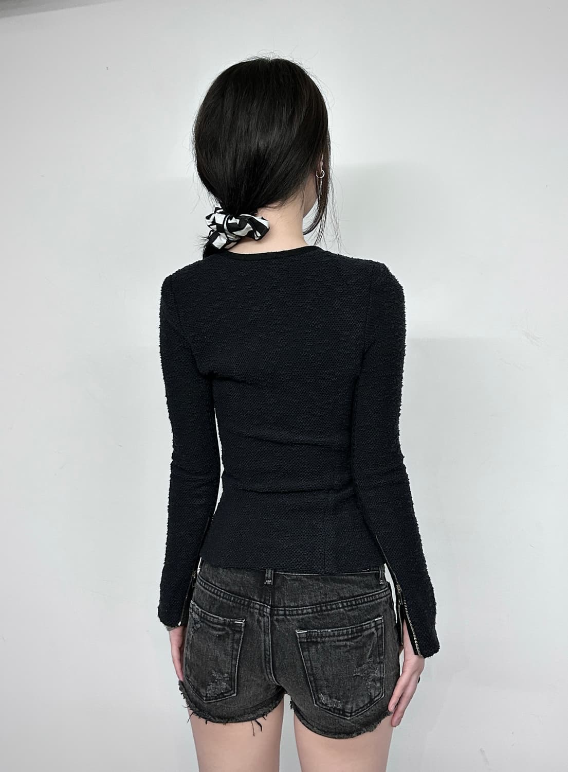 Iro Tissu Mixed Jip-Up Jacket 상품이미지3