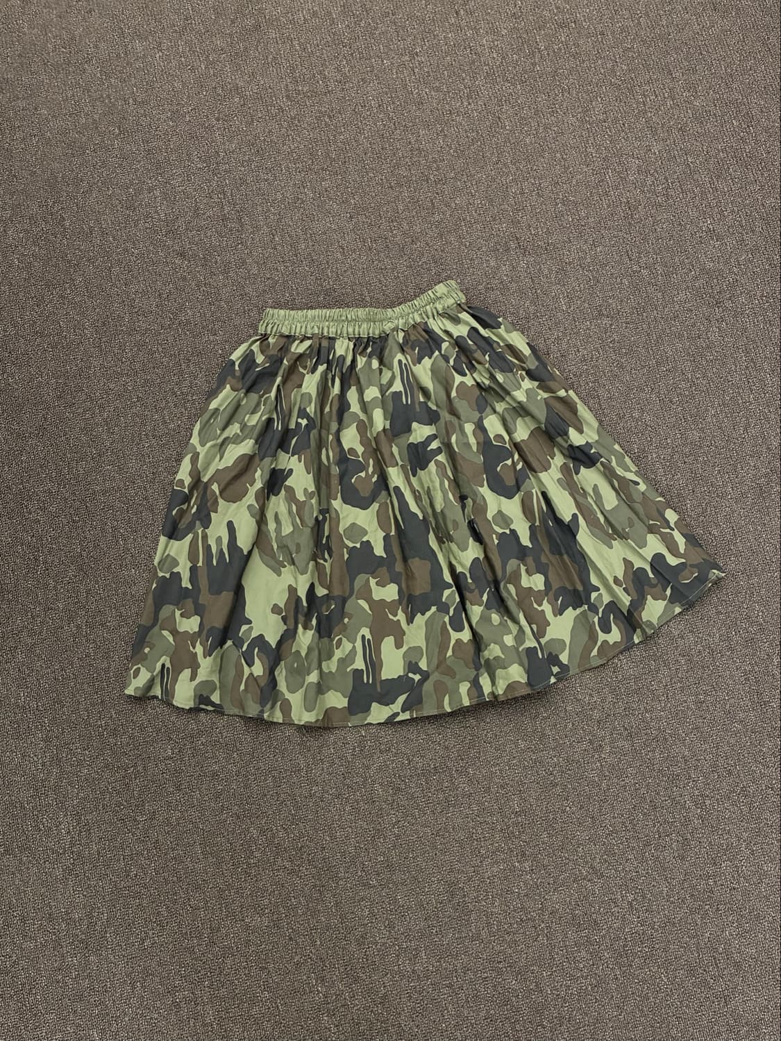OS)Japanese vintage 여성 리버시블 카모 미니 스커트 상품이미지5