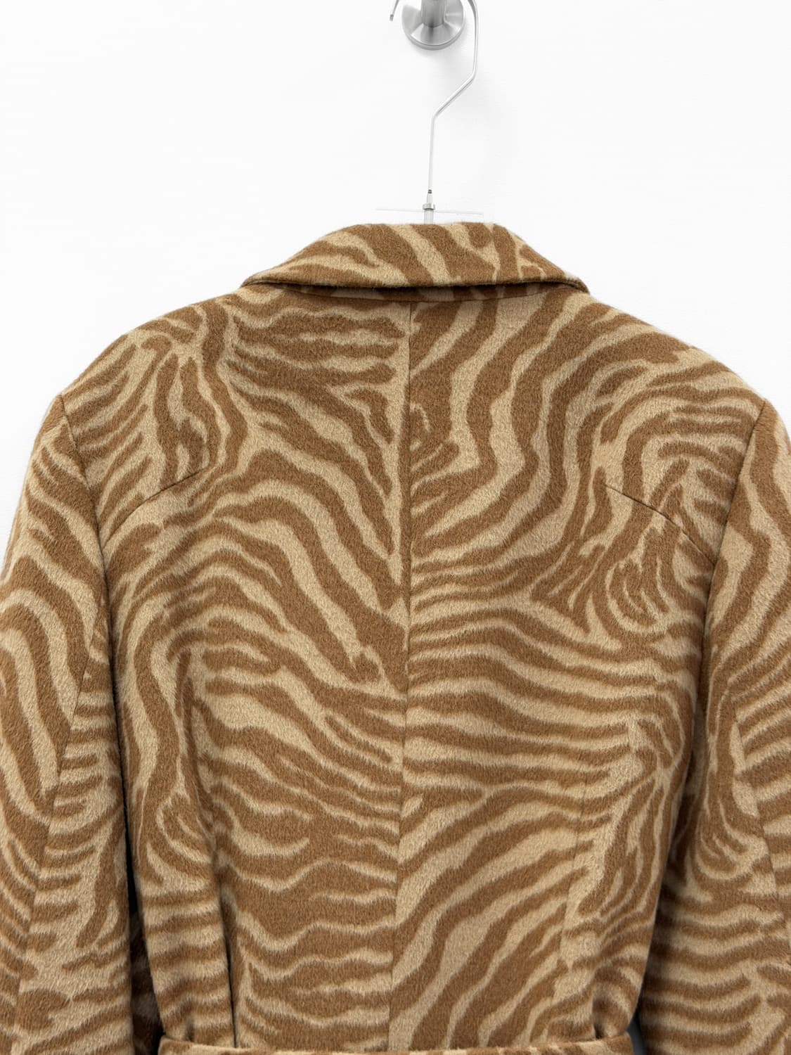 에스카다 by Margaretha Ley 지브라 패턴 앙고라 울 코트 상품이미지7