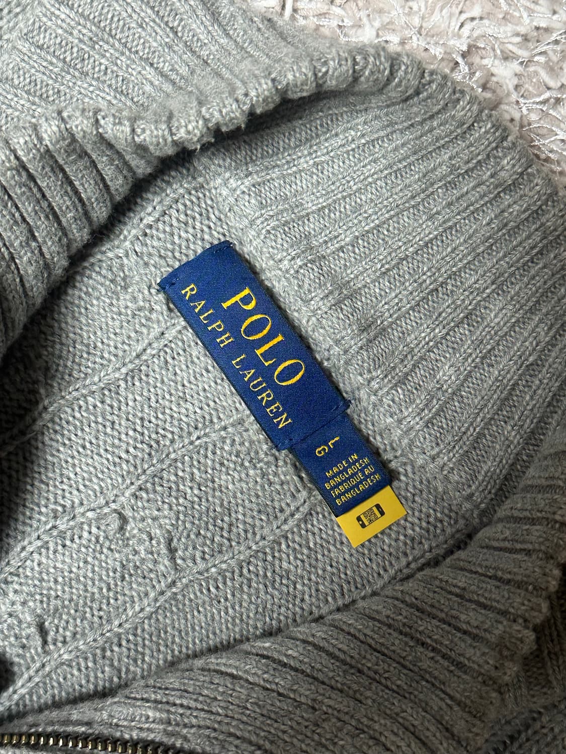 폴로 꽈베기 니트집업 상품이미지3