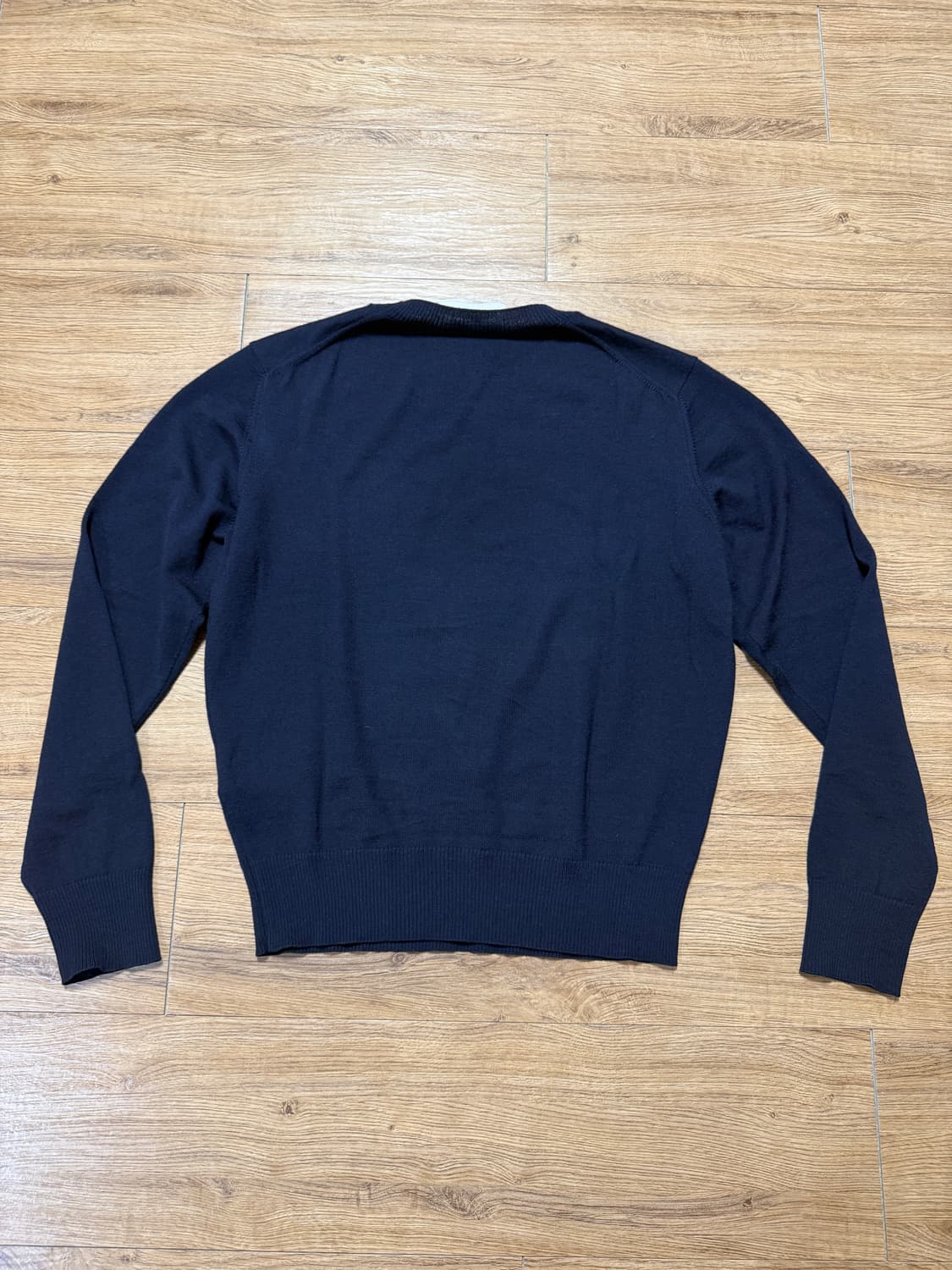 아미 스몰로고 네이비 울 니트 상품이미지2