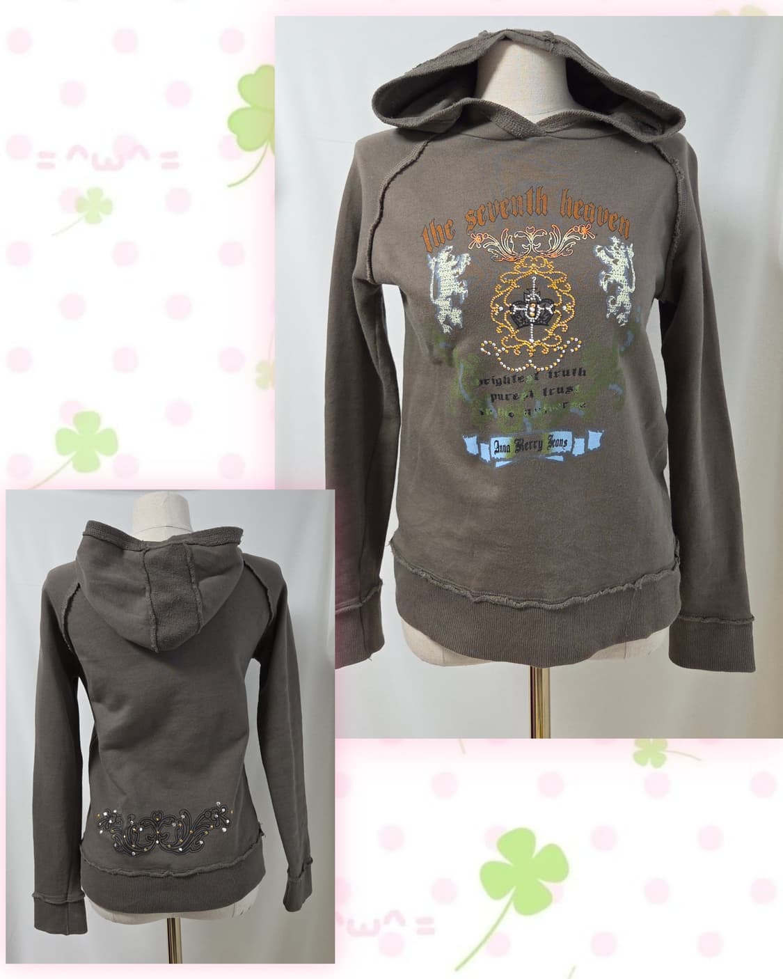 모카 y2k 후드티 상품이미지4