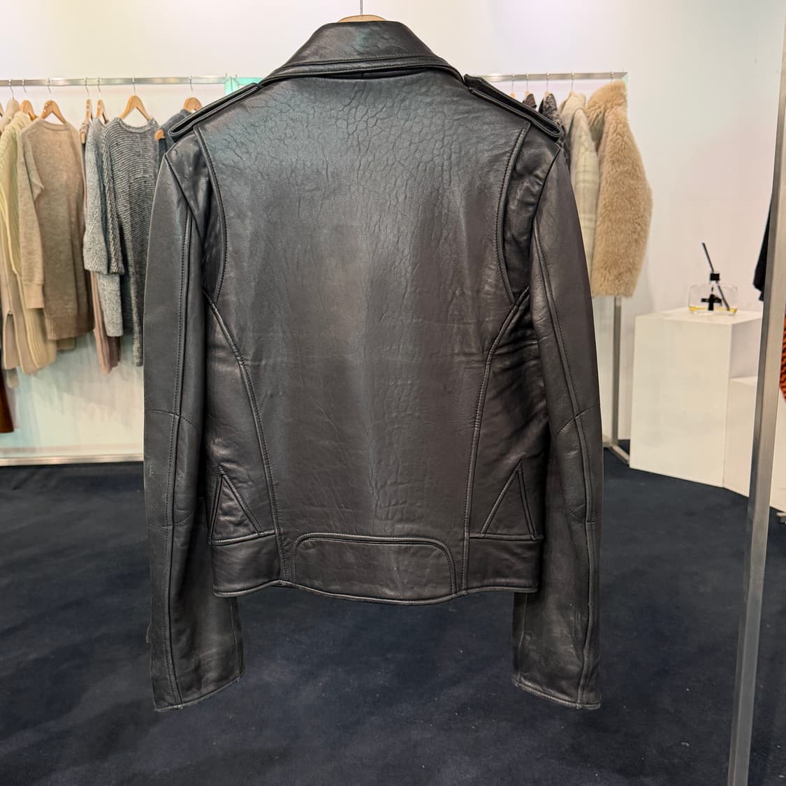 [L] 빈티지 양가죽100% 라이더자켓  상품이미지2
