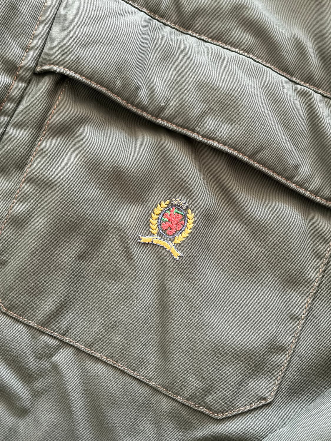 90s Tommy 타미 힐피거 누빔 아우터 자켓 M (103) 상품이미지3