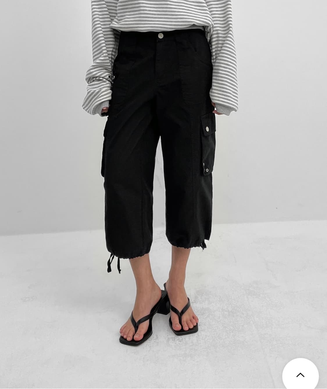 블랙업 피누엘 7부 카고팬츠 상품이미지2