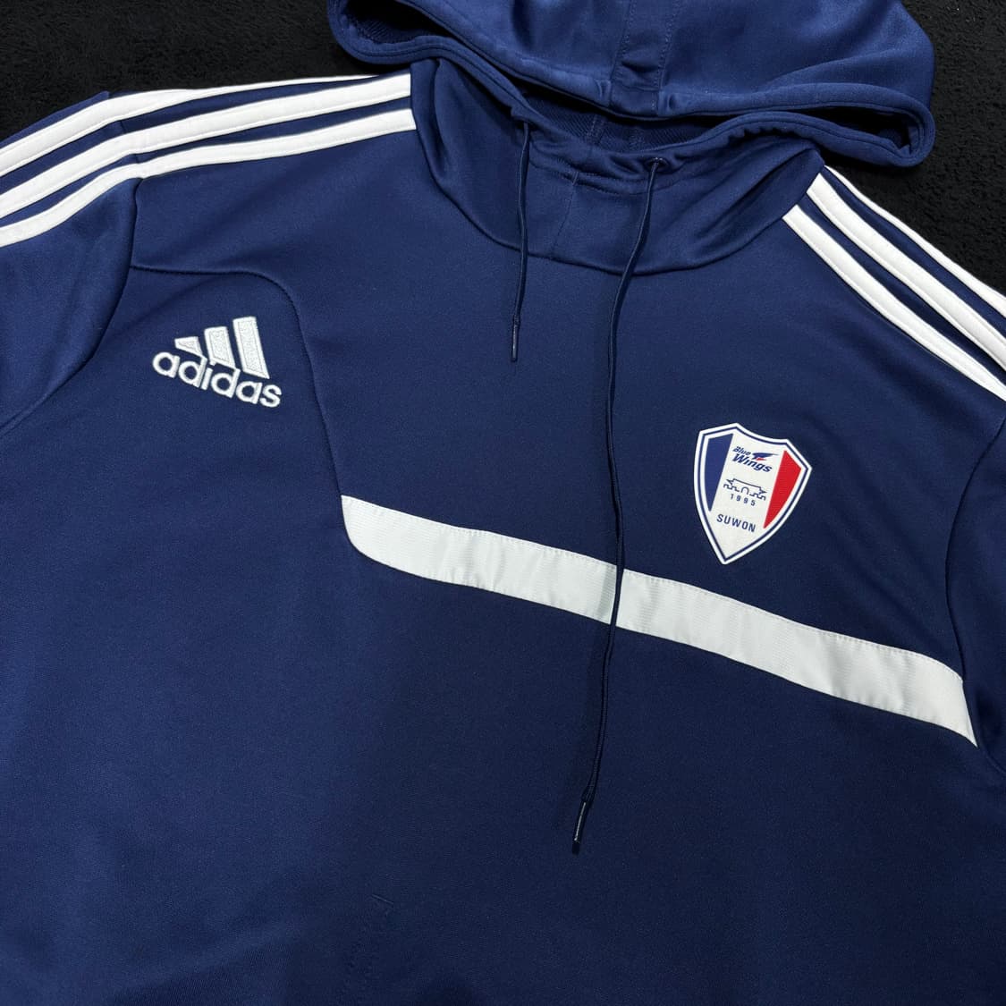 95 아디다스 수원삼성블루윙즈 네이비 트레이닝 후드티 상품이미지3