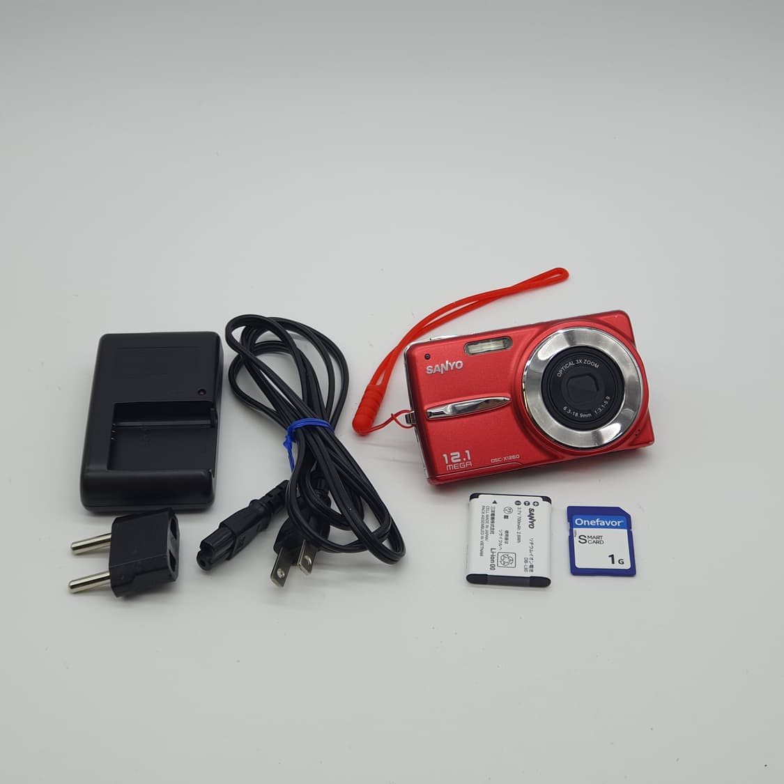 산요 dsc-x1260 레드버건디🍷 빈티지 디카 디지털카메라 상품이미지2