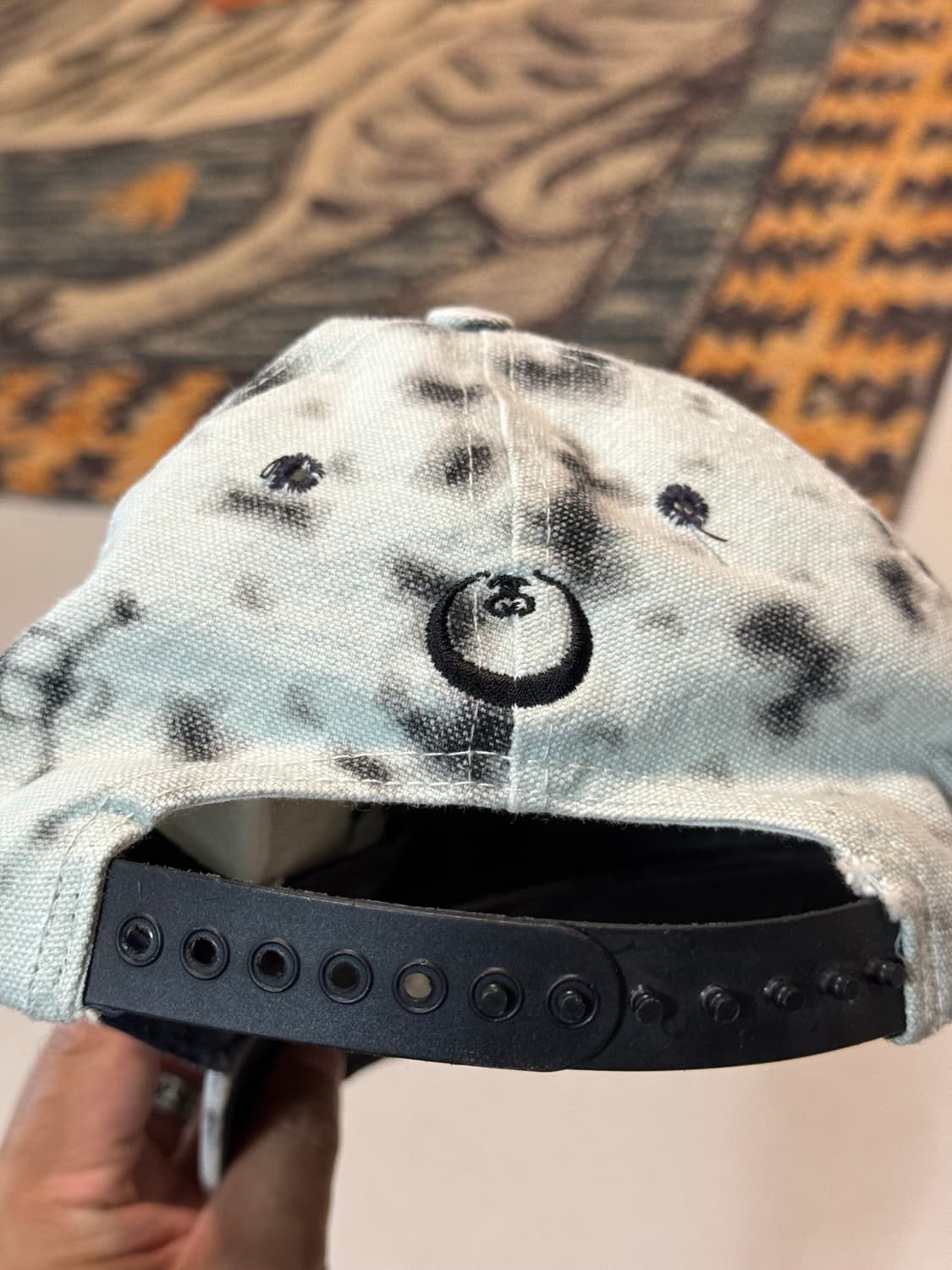 90s 스투시 old stussy 해골 볼캡 made in usa 상품이미지3
