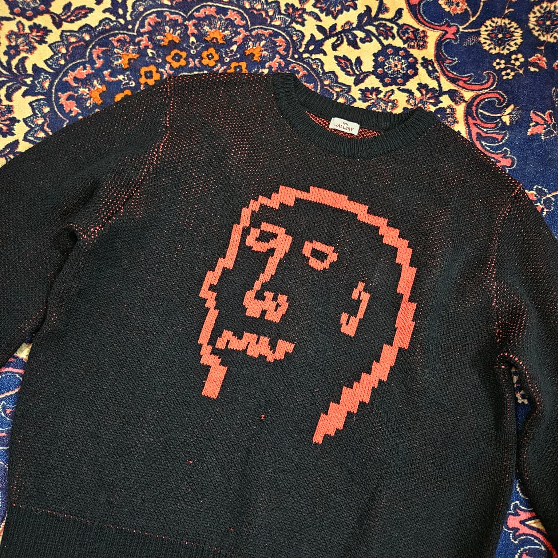 1011갤러리 페이스 일러스트 니트 1 size 상품이미지3