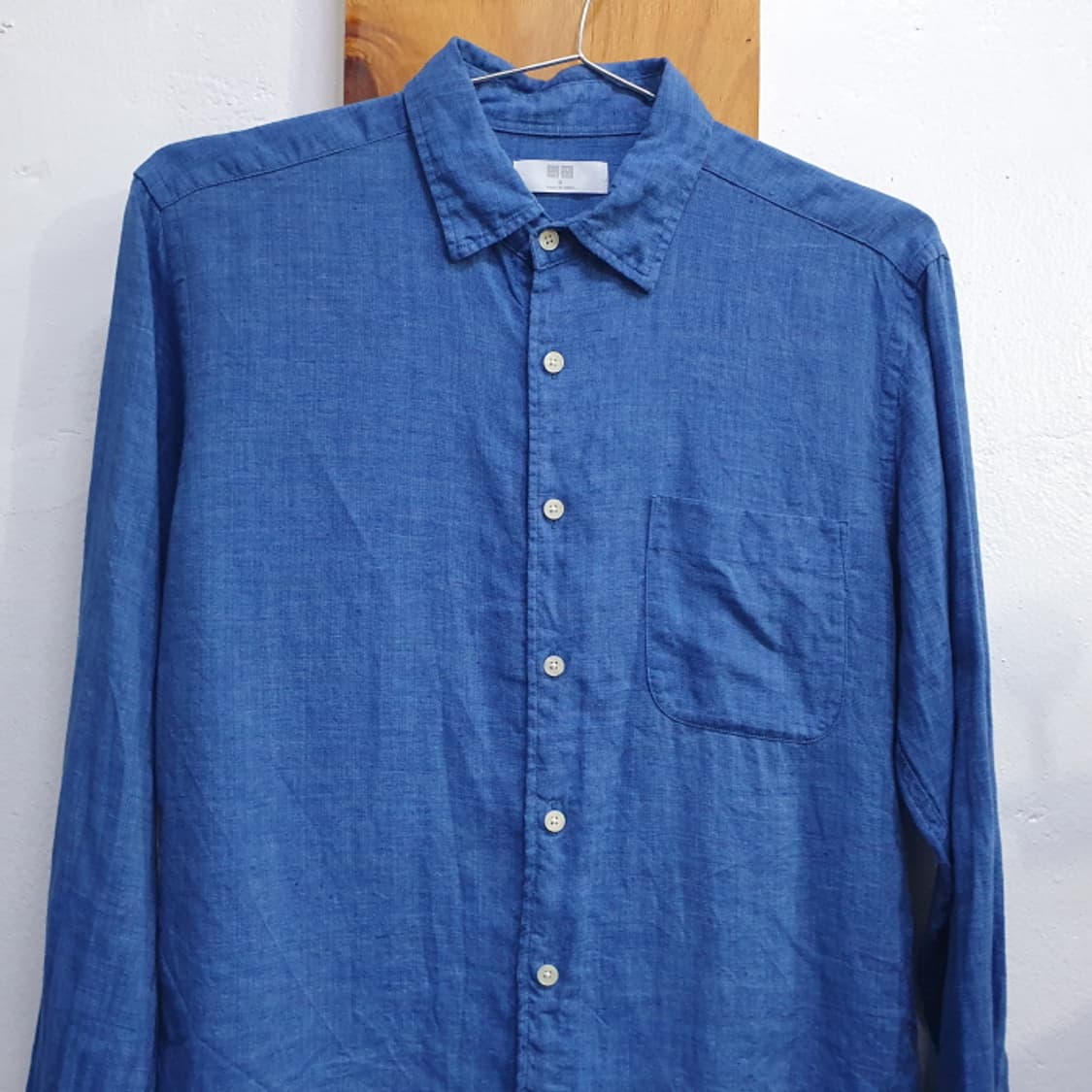 유니클로 마100% 긴팔셔츠(95) 상품이미지2