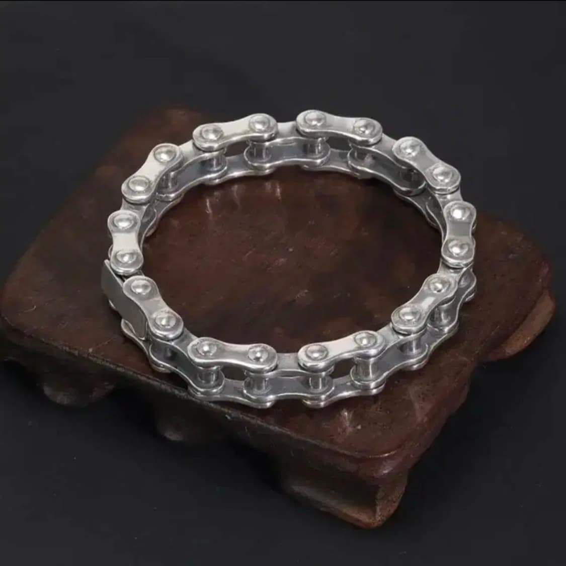 프리미엄 925 실버 빈티지 체인 팔찌, 남성용 주 얼리 상품이미지3