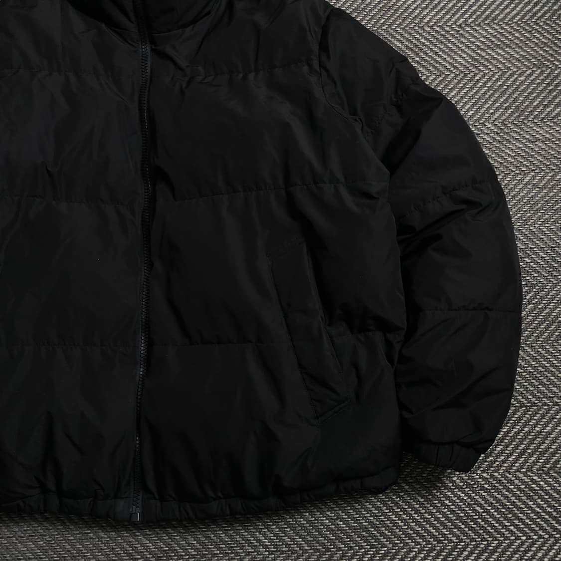 폴햄 박시핏 다운 푸퍼 패딩 블랙y 4704 상품이미지3