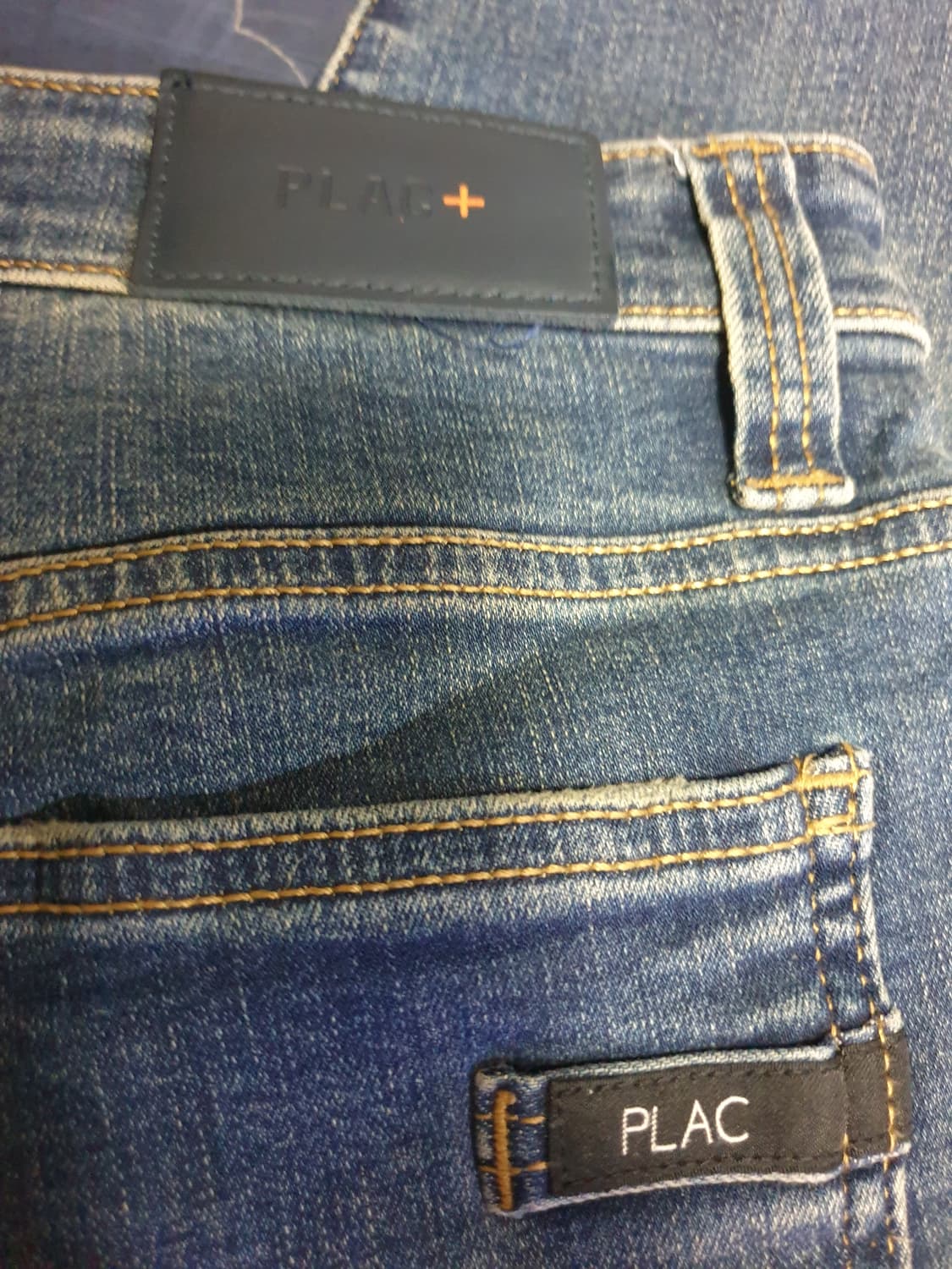 플랙 빈티지워싱 ISKO원단 NEU KURZ 슬림핏 데님팬츠 (M) 상품이미지5