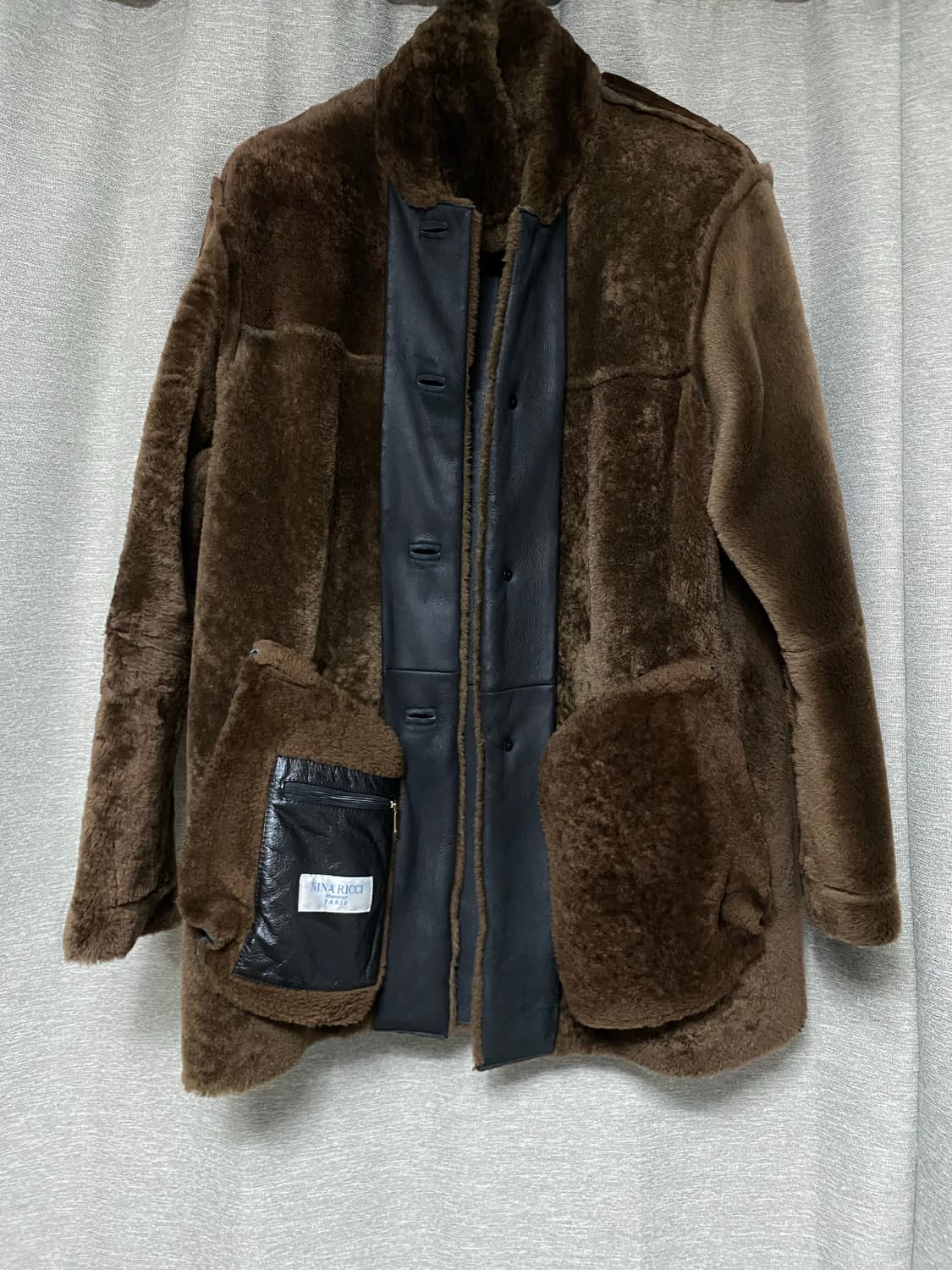 나나리치 레더 하프코트  50 상품이미지3