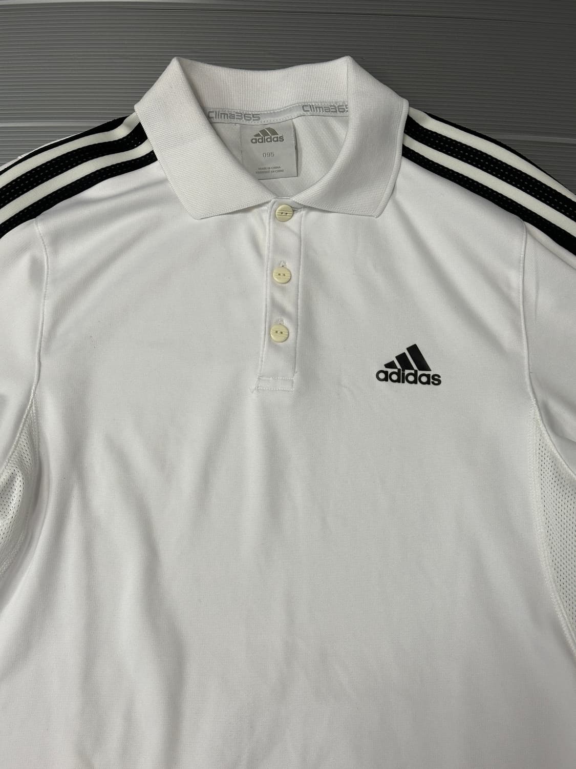 아디다스 로고 반팔 카라티 화이트 95 상품이미지2