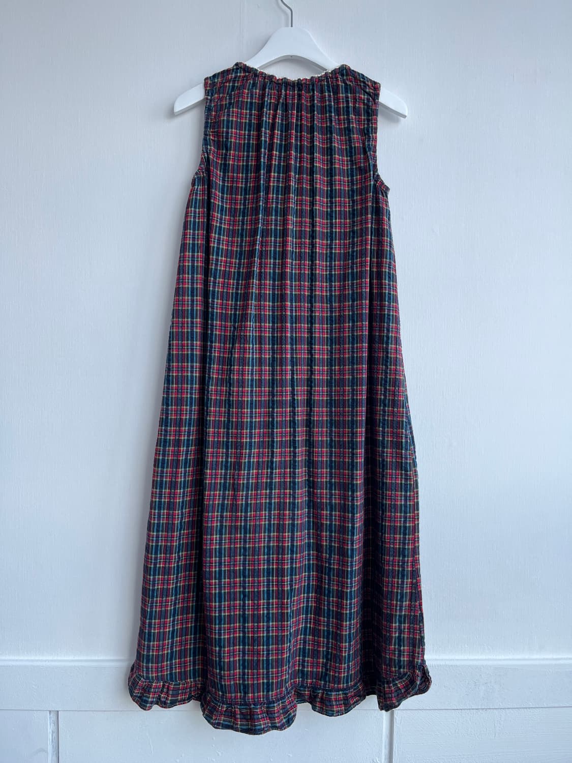 Angeliebe 레드 체크 원피스 상품이미지4