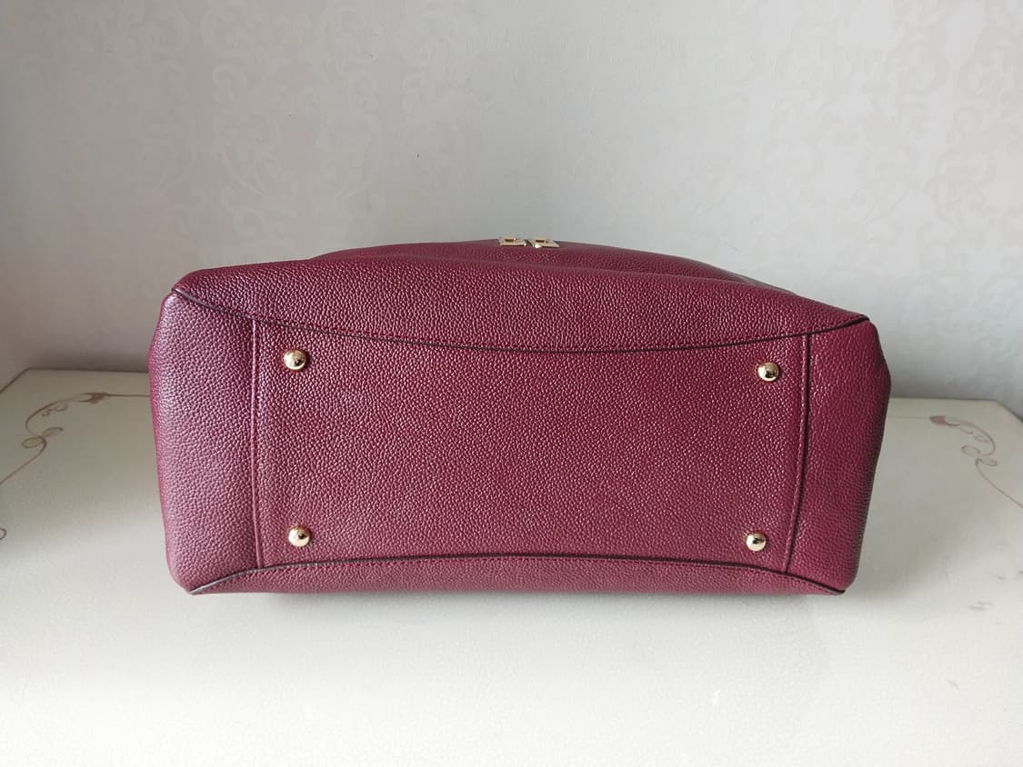 닥스 버건디 가죽 투웨이백 상품이미지6